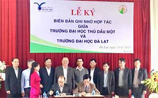 Ký kết biên bản ghi nhớ hợp tác với trường Đại học Đà Lạt